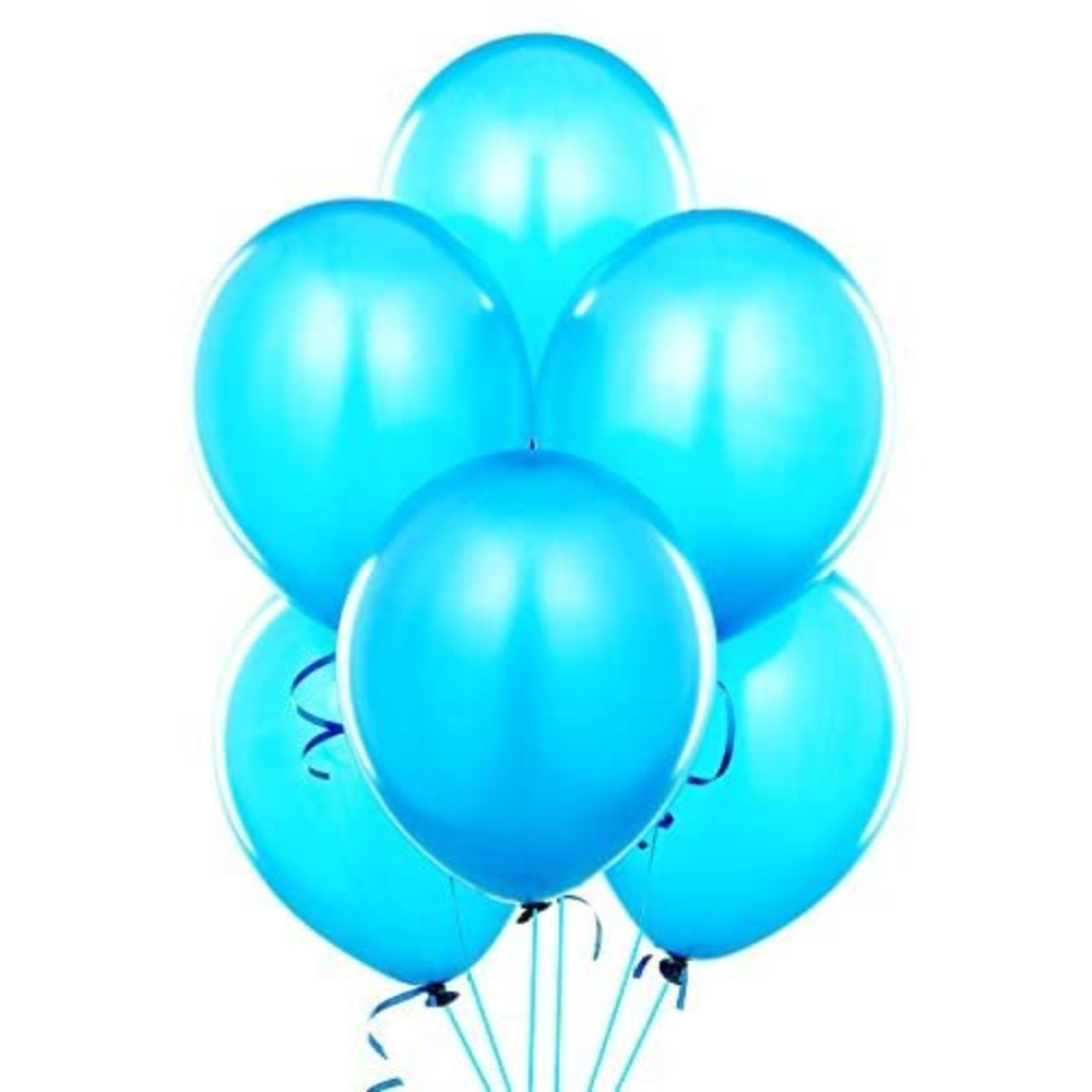 Teal Metallic Latex Balloon, Pkg/100 BLM11H-TEA