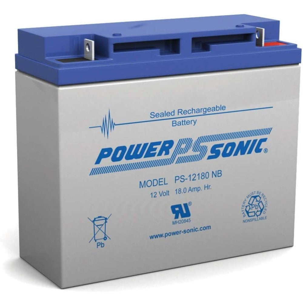Battery, Storage, Lead Acid, Agm, 12 Vdc, 18 Ah PS-12180S