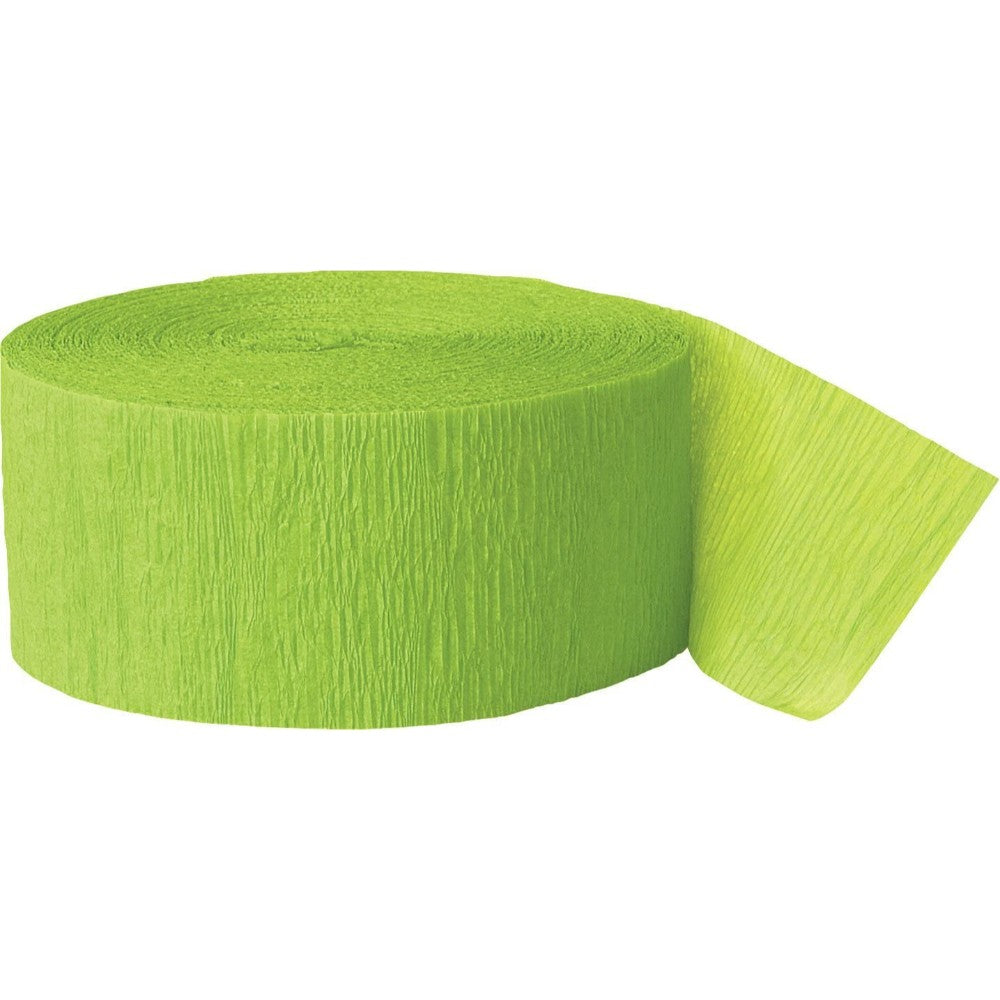 Crepe Paper Streamer, 81'Ft, Green 552467244