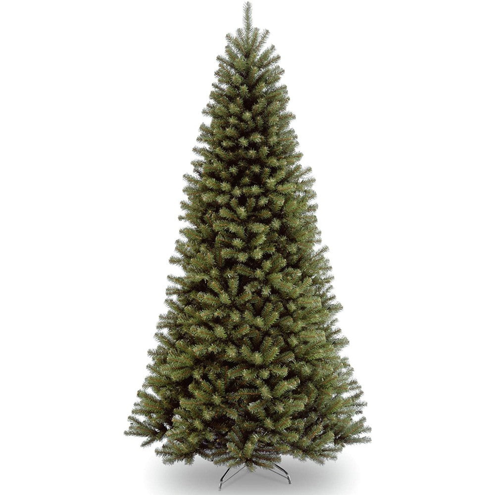 National Tree Unlit 9' North Valley Spruce Hinged Artificial Christmas Tree NRV7-500-90