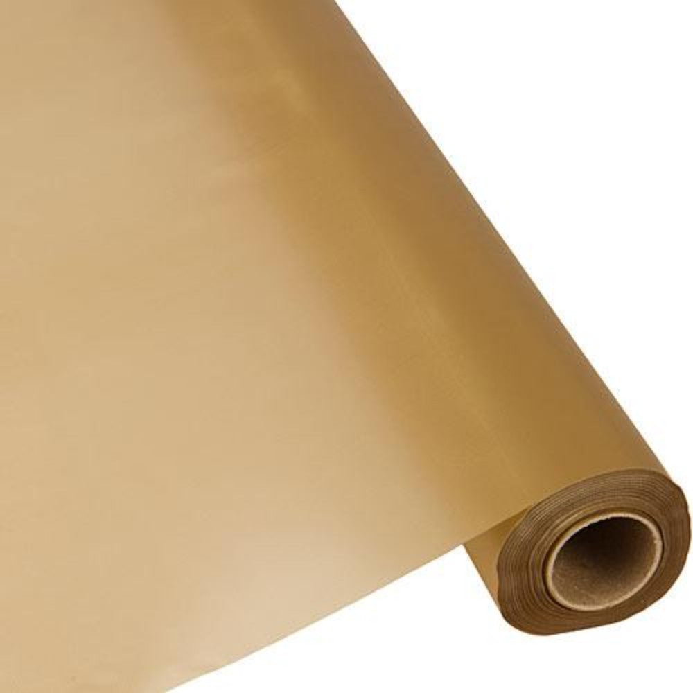 Gold Plastic Table Roll, 100' Roll TBC100-MEG