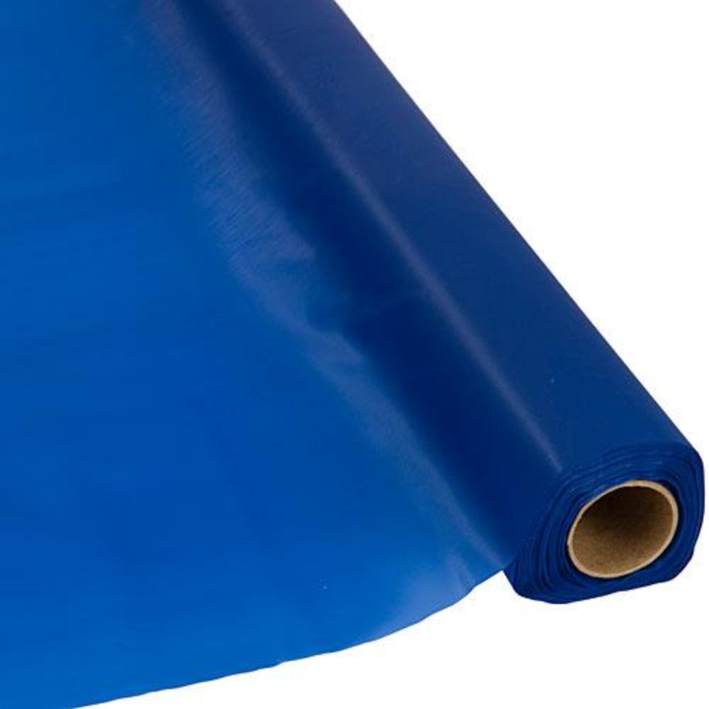 Navy Plastic Table Roll, 100' Roll TBC100-NAV