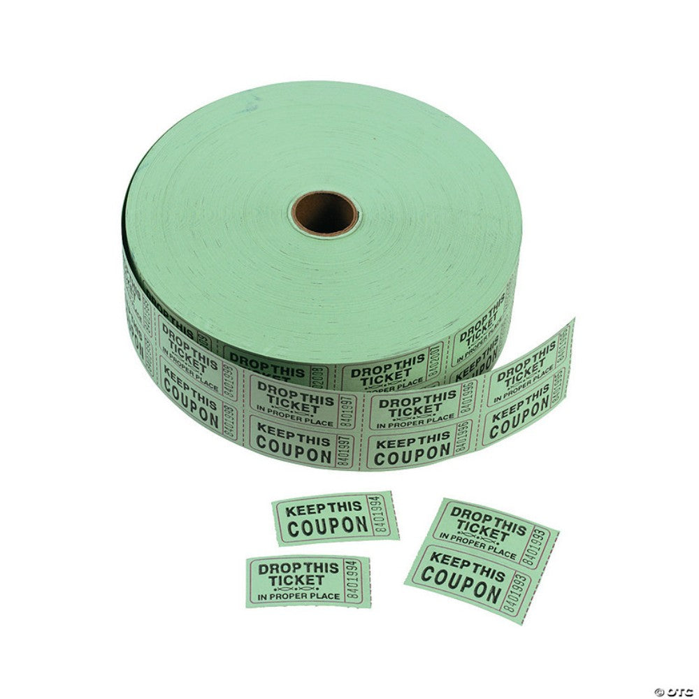 Magenta Coupon Double Roll Rickets, 2000 Double Tickets Per Roll 51/85