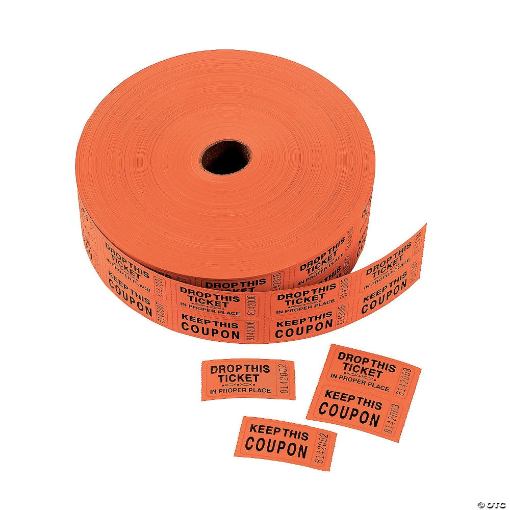 Magenta Coupon Double Roll Rickets, 2000 Double Tickets Per Roll 51/85