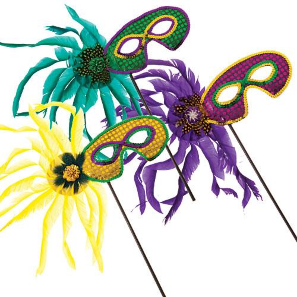 Feather Masks, Per Dozen (Packages Of 12) MSKFTM-HDR