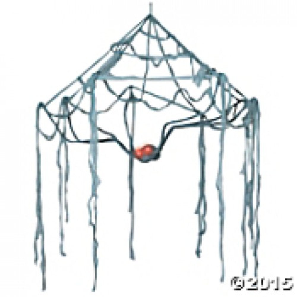 Spider Canopy Web With Light-Up Eyes Halloween Décor 13576431