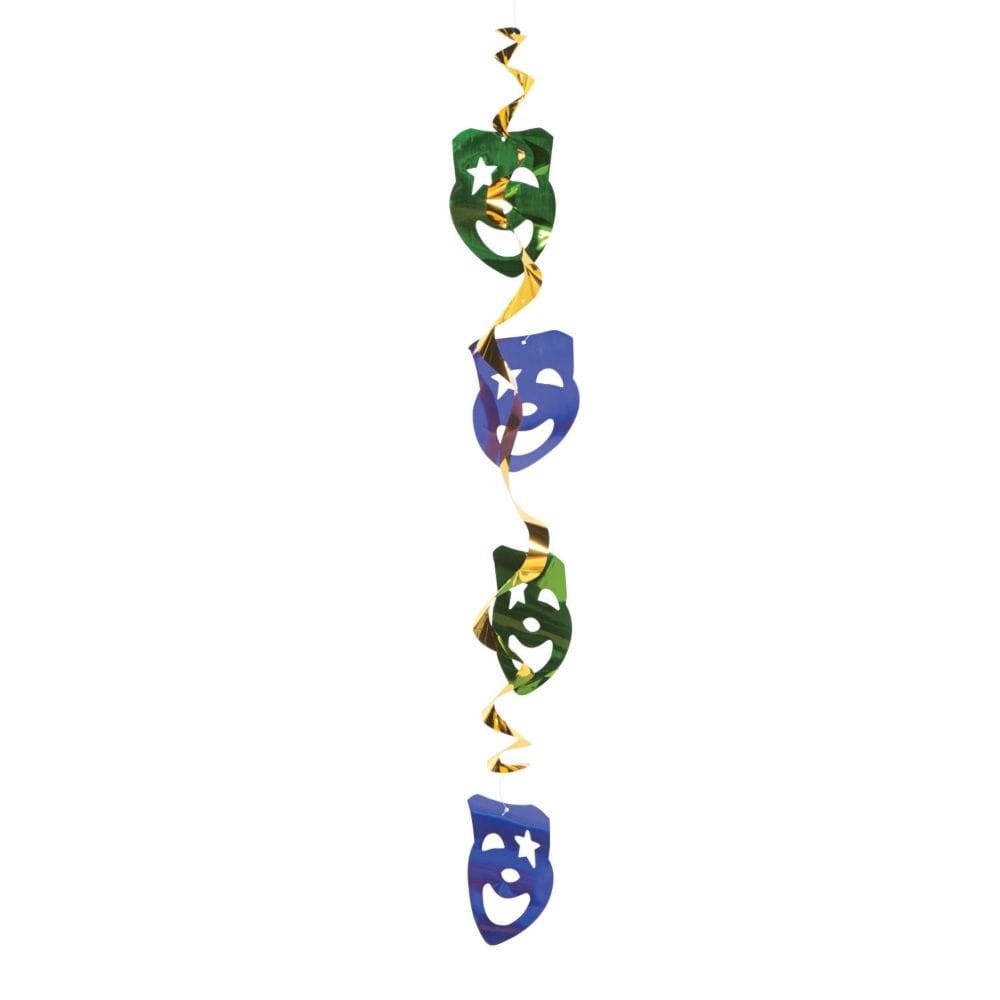 Jumbo Mardi Gras Hanging Swirls 13722262