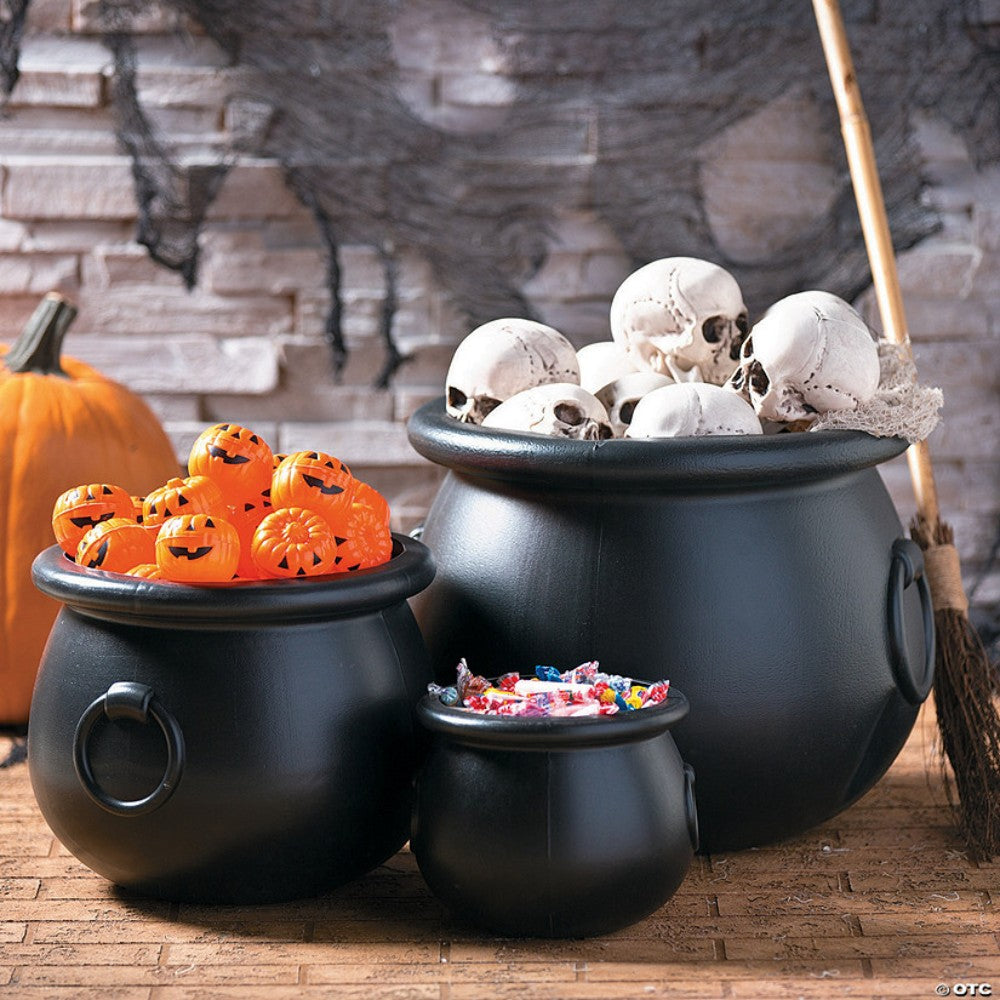 Black Cauldrons, 3 Pcs. Per Set 13746377