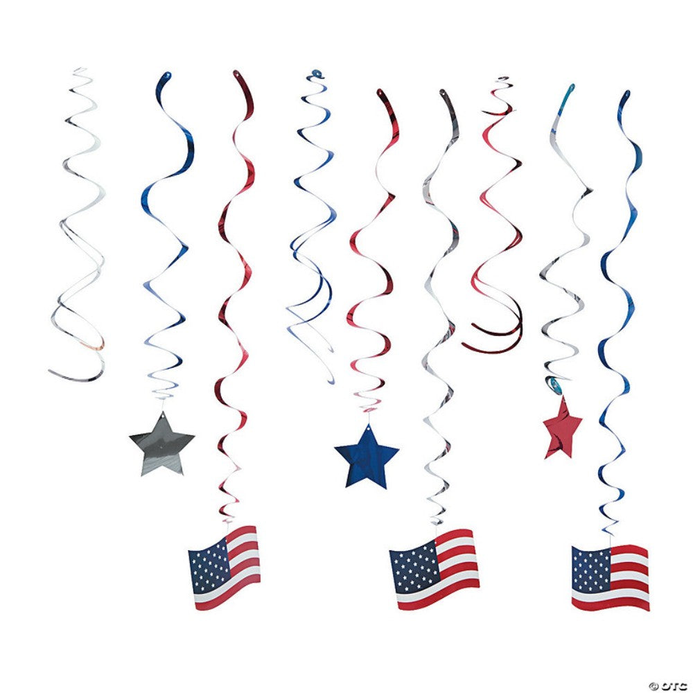 Patriotic Hanging Swirls Mega Pack 13737356