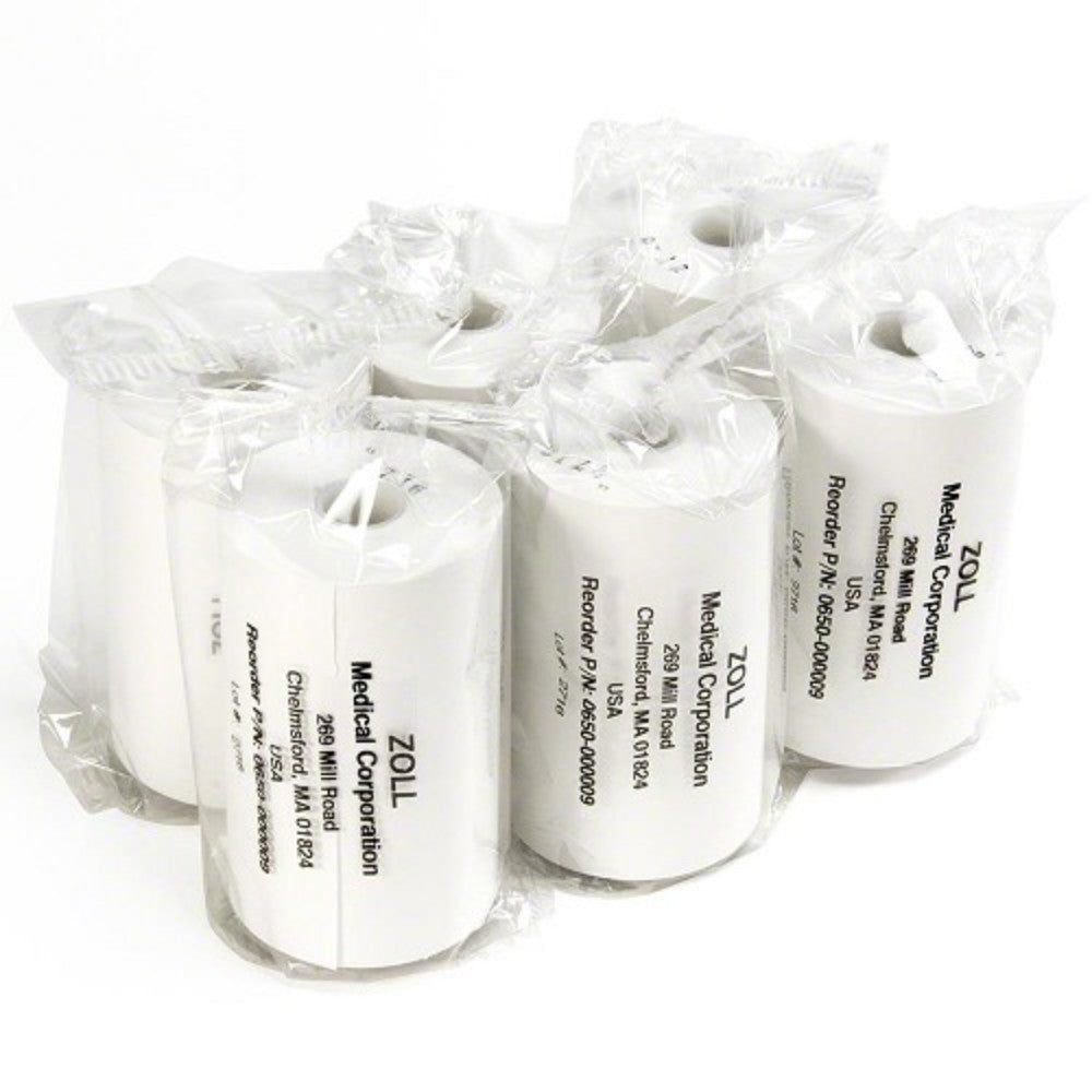 Paper, Medical Recording Instrument, Plain, White, 80 Mm 8000-000901-01