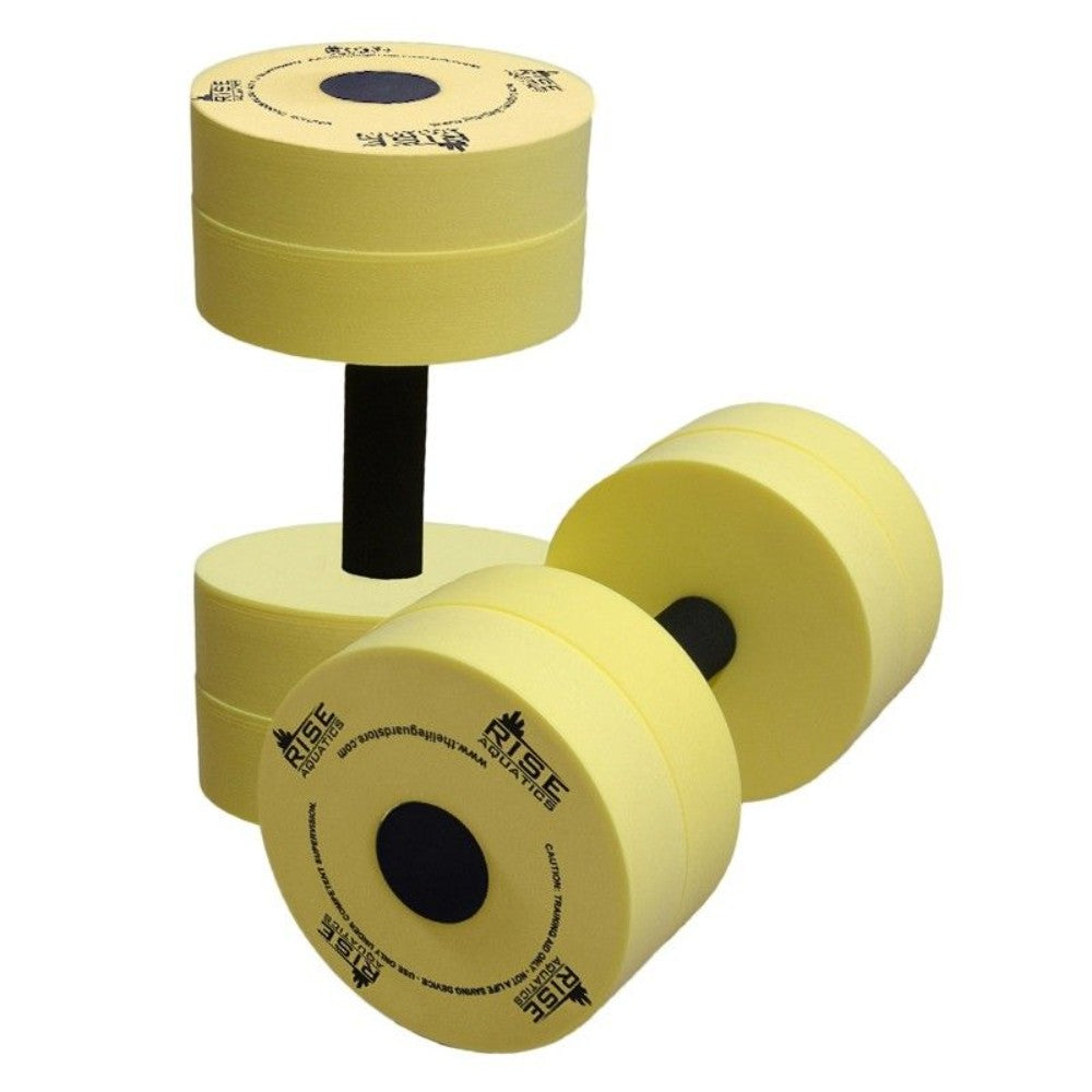 Dumbbell, Aquatics, Foam, Medium, Yellow, 6 X 3 Inches 82560