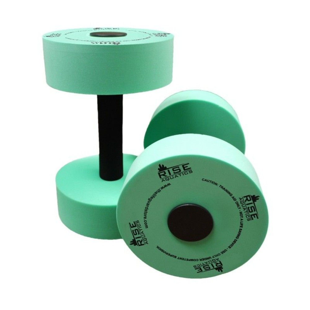 Dumbbell, Aquatics, Foam, Minimal, Teal, 6 X 2 Inches 82540