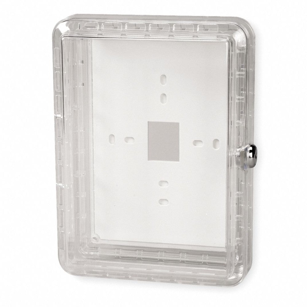 Guard, Thermostat, Plastic, 3-3/8 X 9-5/8 X 7-1/8 Inches 4E649