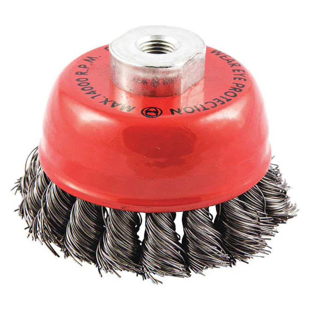Brush, Wire, Rotary Cup, Carbon Steel, 2-3/4 Inches 4EDA1