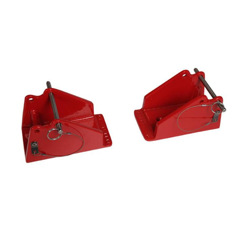 Bracket, Mounting, Ram, Cast Aluminum, Red, 12 X 3 X 12 Inches HURST JL-20C RAM MOUNT