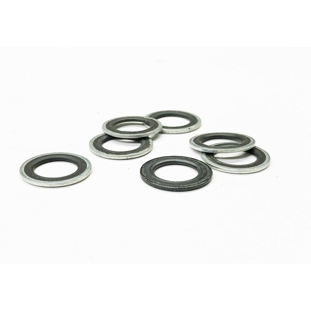 Washer, Flat, Steel, Rubber, 0.6 X 0.1 Inch 3963893, 4934280