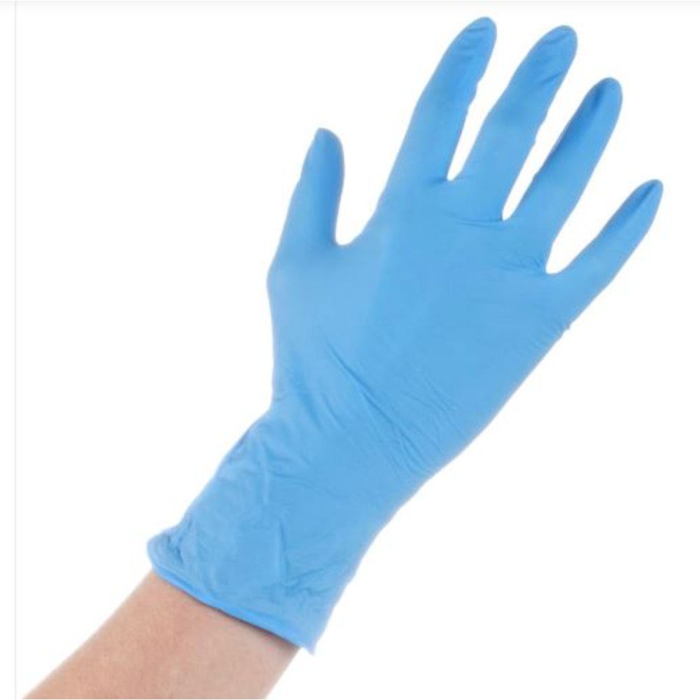 Gloves, Nitrile, Powder Free, Size 10, Xl, Model#  A-4095-Xl Nitrile 4 Mil Thick Powder Free Textured Gloves, BOX OF 100