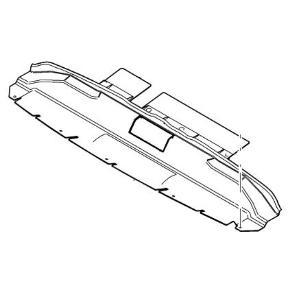 Deflector, Air, Plastic, 1 X 7 X 39 Inches 4C3Z-8327-BA