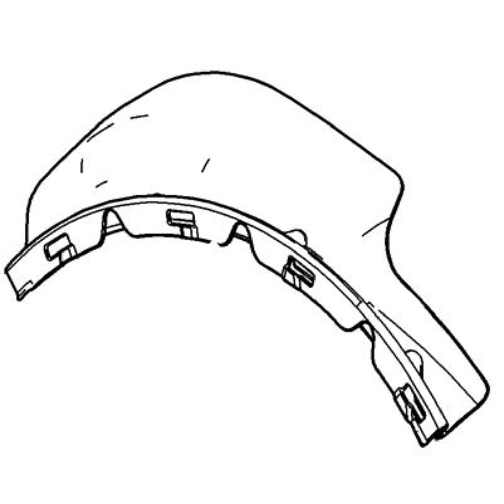 Deflector, Air, Plastic, 2.75 X 9 X 22.5 Inches 3C3Z-19E672-CA
