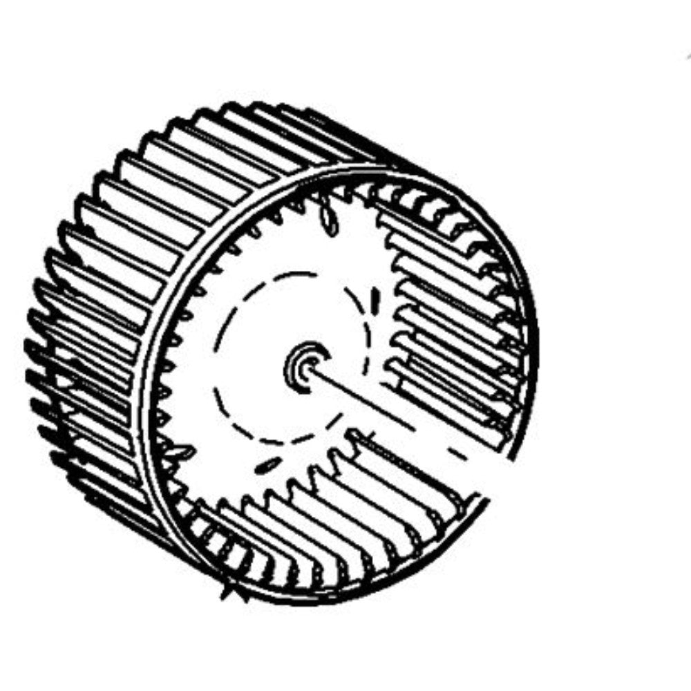 Wheel, Blower Motor, Plastic, 4.38 X 7.75 X 8 Inches 2C3Z-19834-AA, MM1084