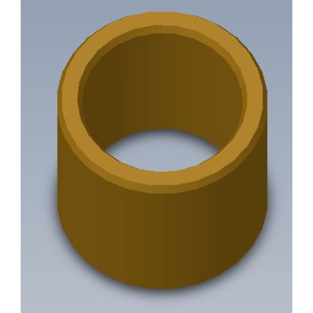 Bushing, Head Plate Stabilizer, Metal, Black, 1 X 1 Inch