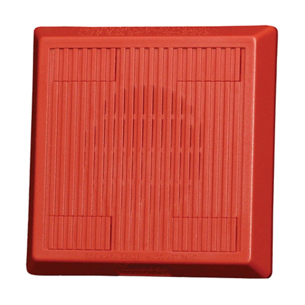 Strobe, Horn, Wall Mount, Red, 12-24 Vdc