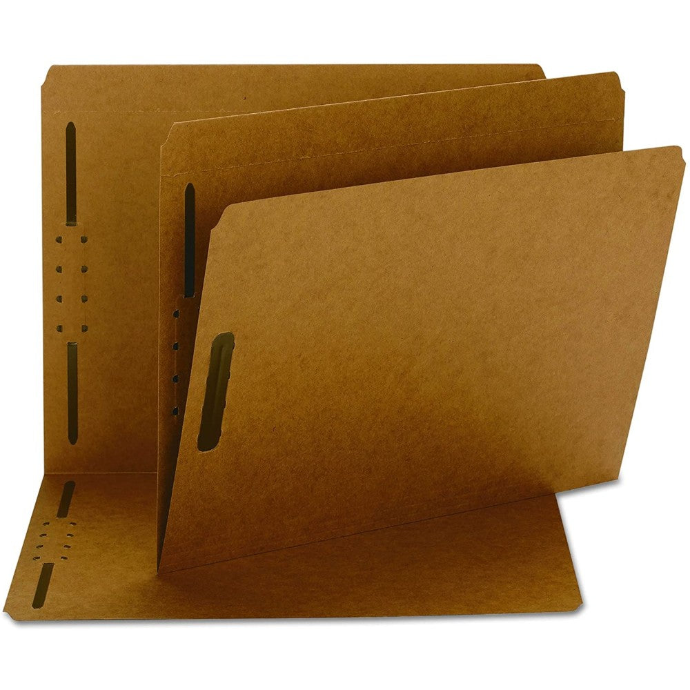 Folder,Fastner, 2 Ply Tabs, Kraft, Smead P/N 14813. Unit Of Measure:Bx ( 1 Bx Contains 50 Ea)
