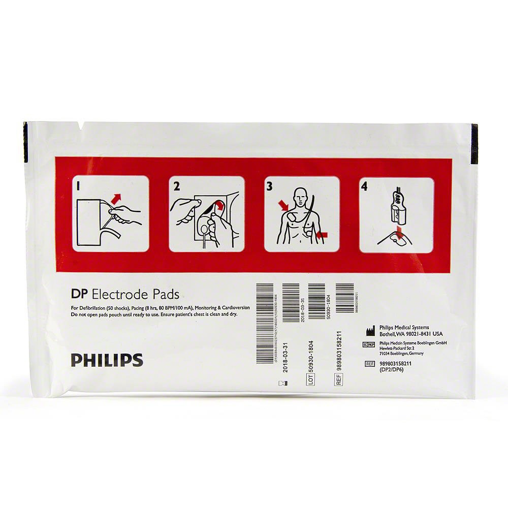 Pad, Electrode, Defibrillator, Part # 989803158221