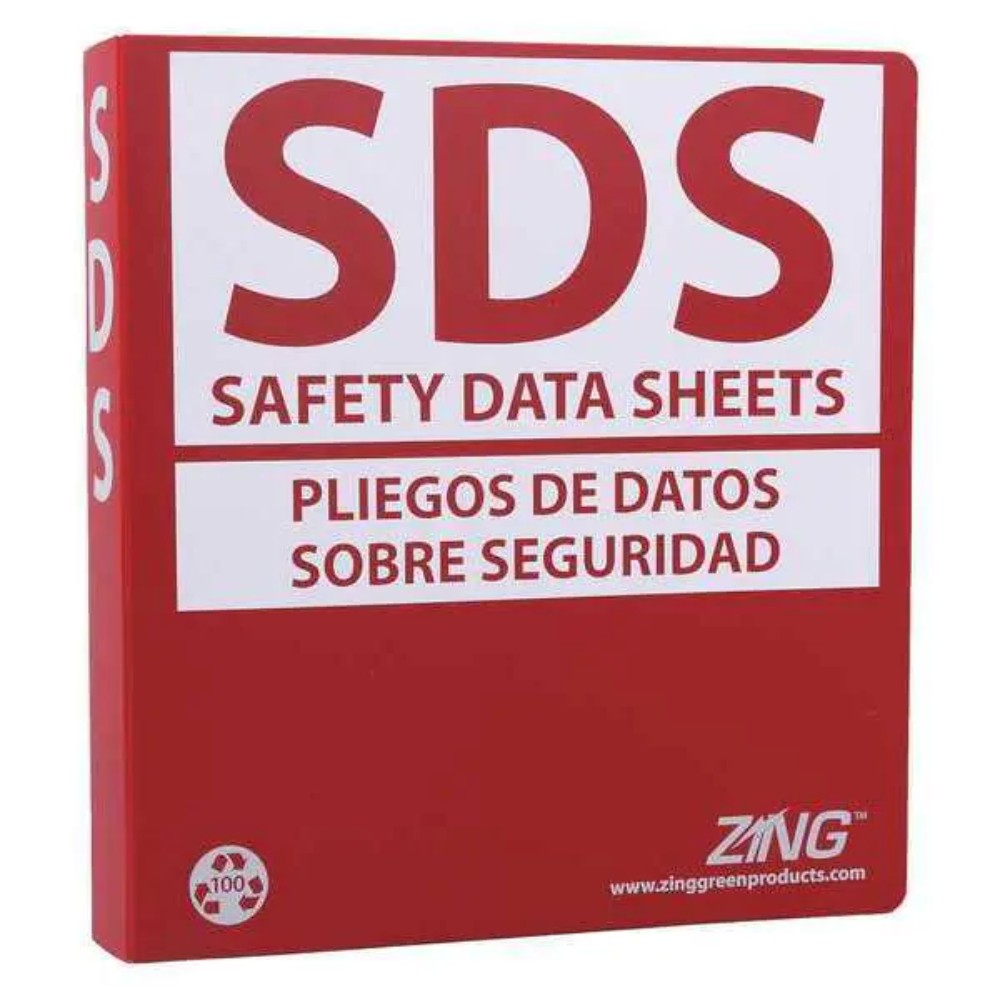 Binder, Sds, English, 12 X 10-3/4 X 1-1/2 Inches