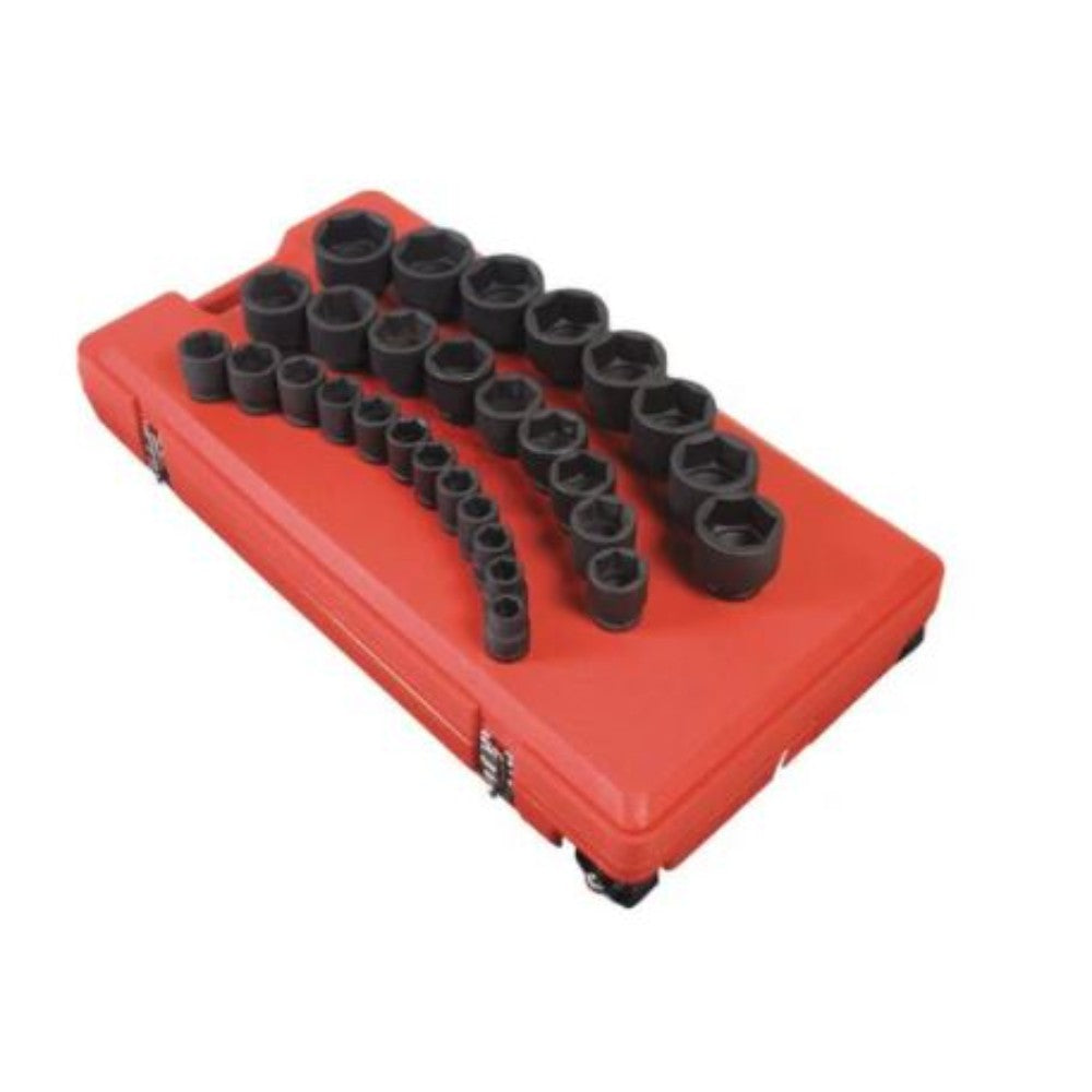 Socket Set, Socket Wrench, Sae, Standard, 3/4 Inch, 29 Pieces