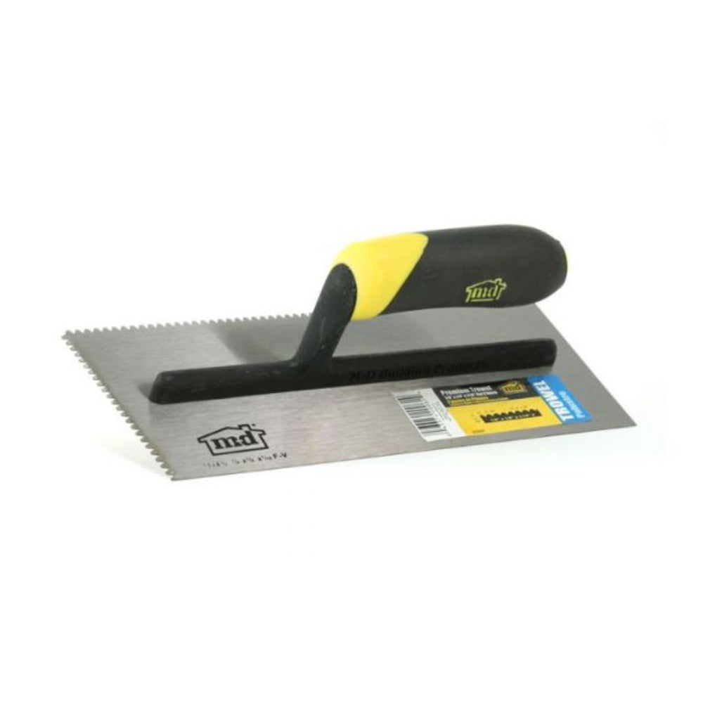 Trowel, V Notch, 1/8 X 1/8 X 1/16 Inches