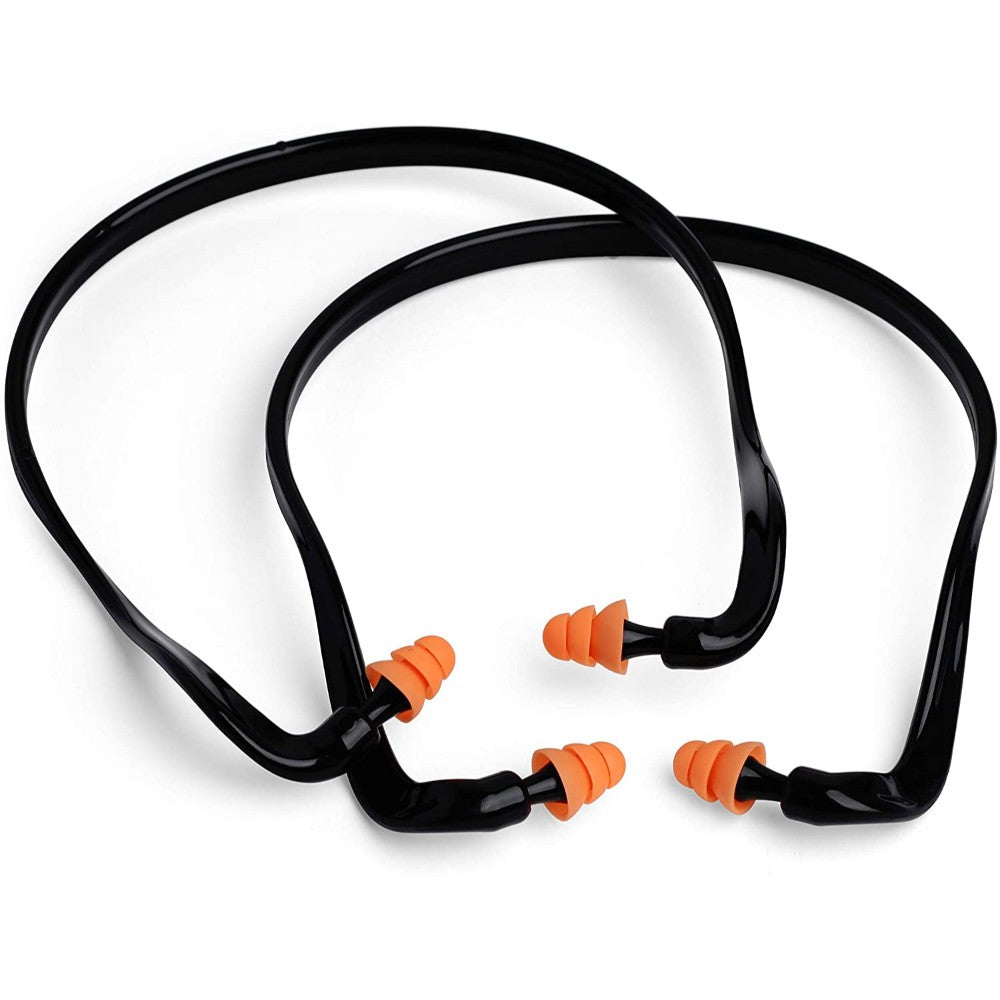 Ear Plug 2Pcs Pairs Soft Banded Silicone Reusable Washable Ear Plugs