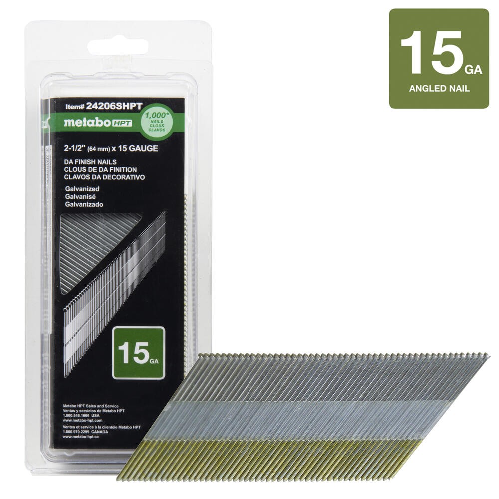 Hitachi 2-1/2-In 15-Gauge Pneumatic Finish Nails (1000-Count)