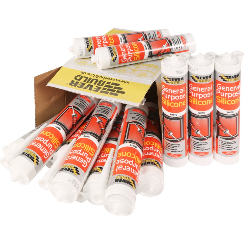 General Purpose Silicone Sealant White Rk-2100 General Purpose Silicone 310ml White, 12 EA/BOX
