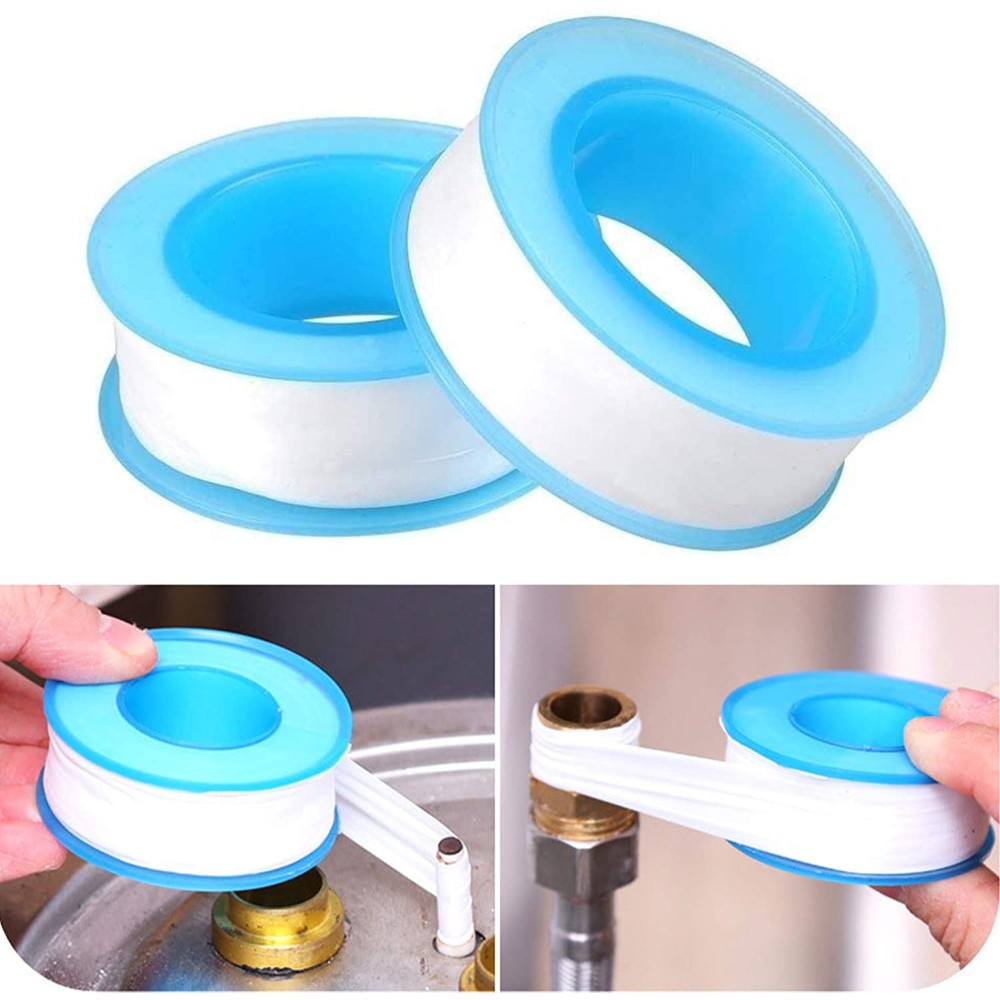 Teflon Tape, Thread Seal Tape, White, 2 Ea/Pack