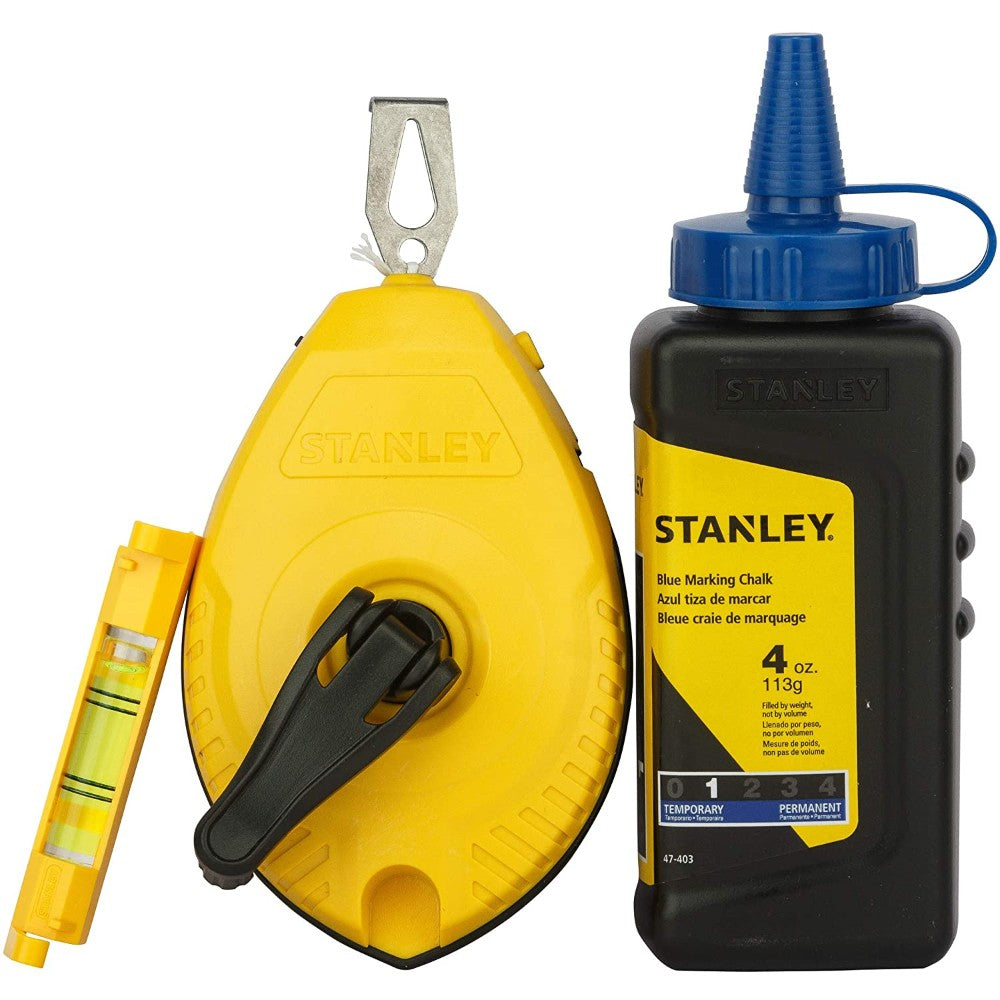 Chalk String Line, Chalk Filled With Chalk Dust Container Stanley 47-443