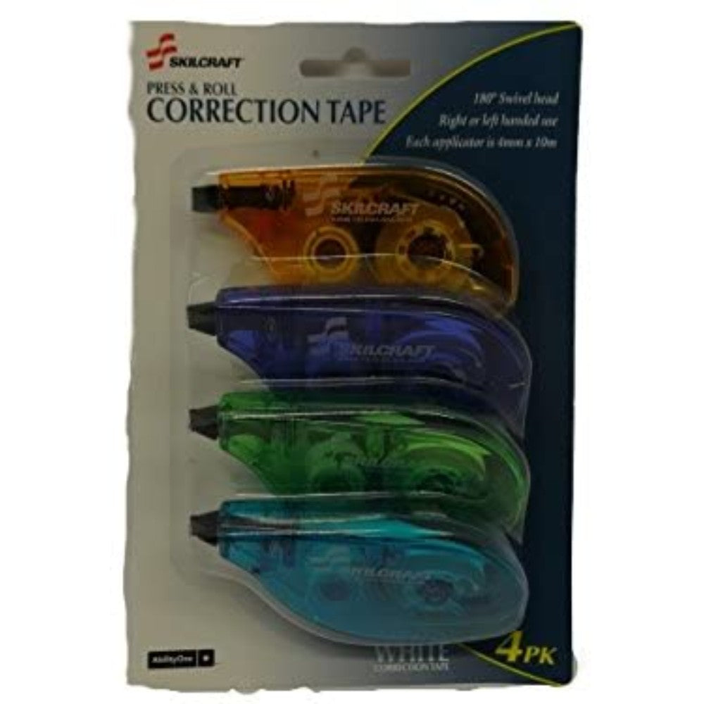 Skilcraft - 7510-01-504-8940 - Press & Roll Correction Tape