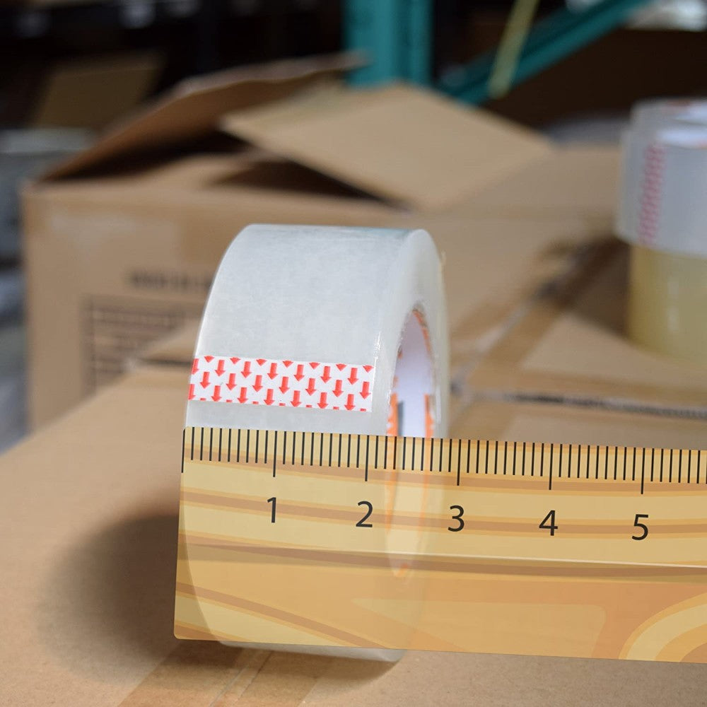 Tape King Clear Packing Tape - 60 Yards Per Roll (12 Rolls)