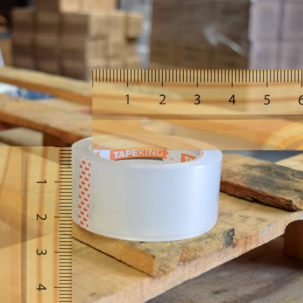 Tape King Clear Packing Tape - 60 Yards Per Roll (12 Rolls)