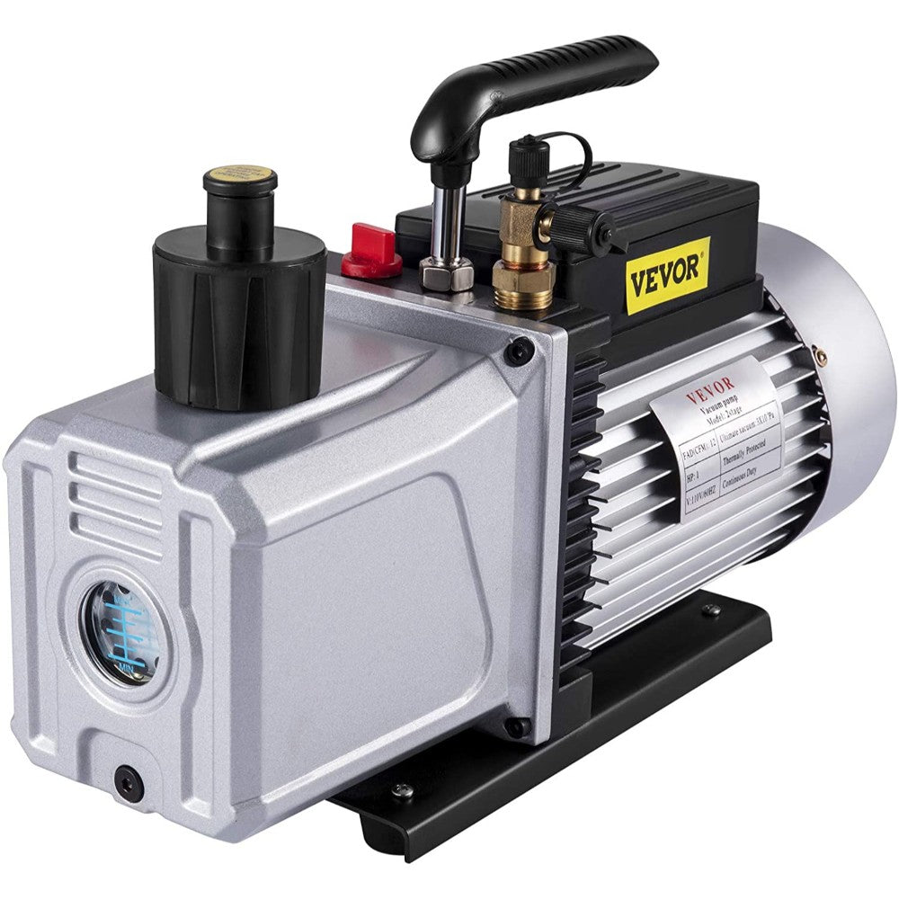 Vovor Rotary Vane Vacuum Pump 12Cfm 1 Hp Double Stage