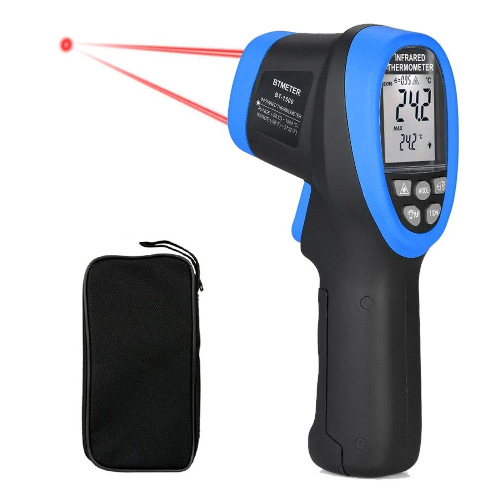 Btmeter Bt-1500 Pyrometer 30:1 Laser Thermometer Gun