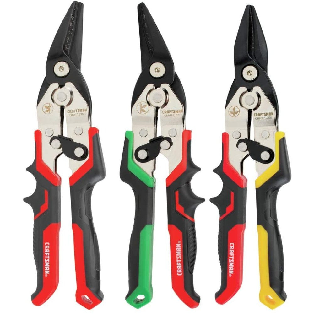 Craftsman Aviation Snips, 3-Piece Set (Cmht73558)