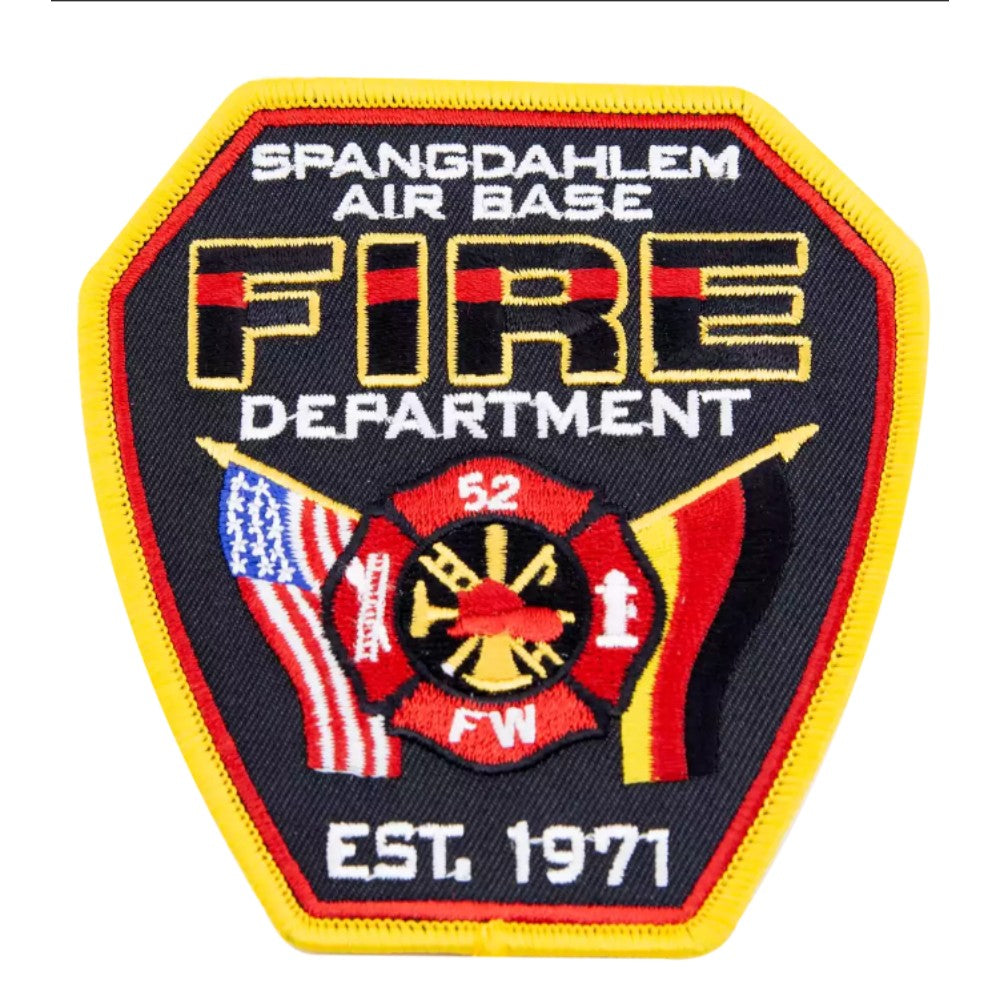 Patch, Cloth, Uniform, Round, Fire And Rescue