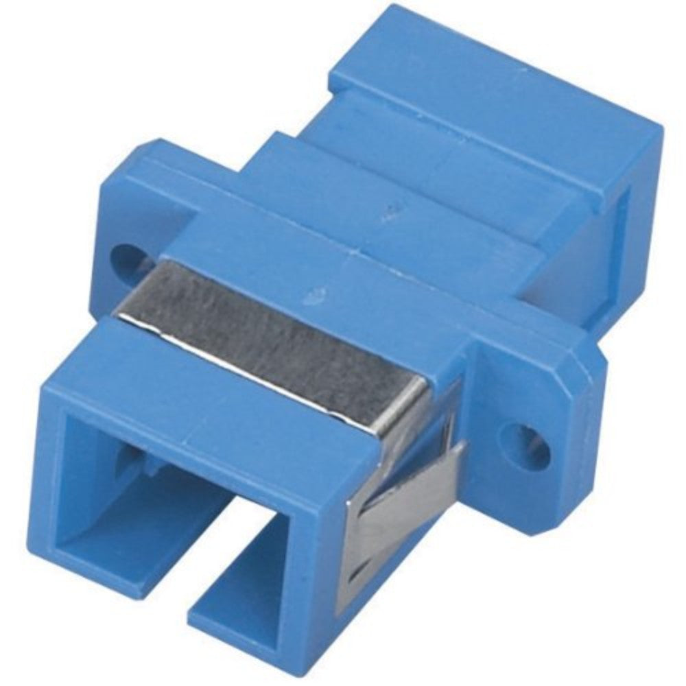 Fiber Optic Adapter - Single-Mode, Simplex, Ceramic Sleeve, Rectangular Mount, St-Sc