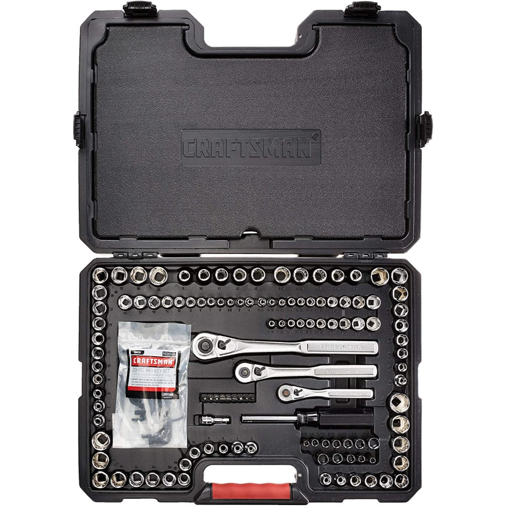 Meachanics Tool Kit, 1/4-Inch Drive, 193 Pieces