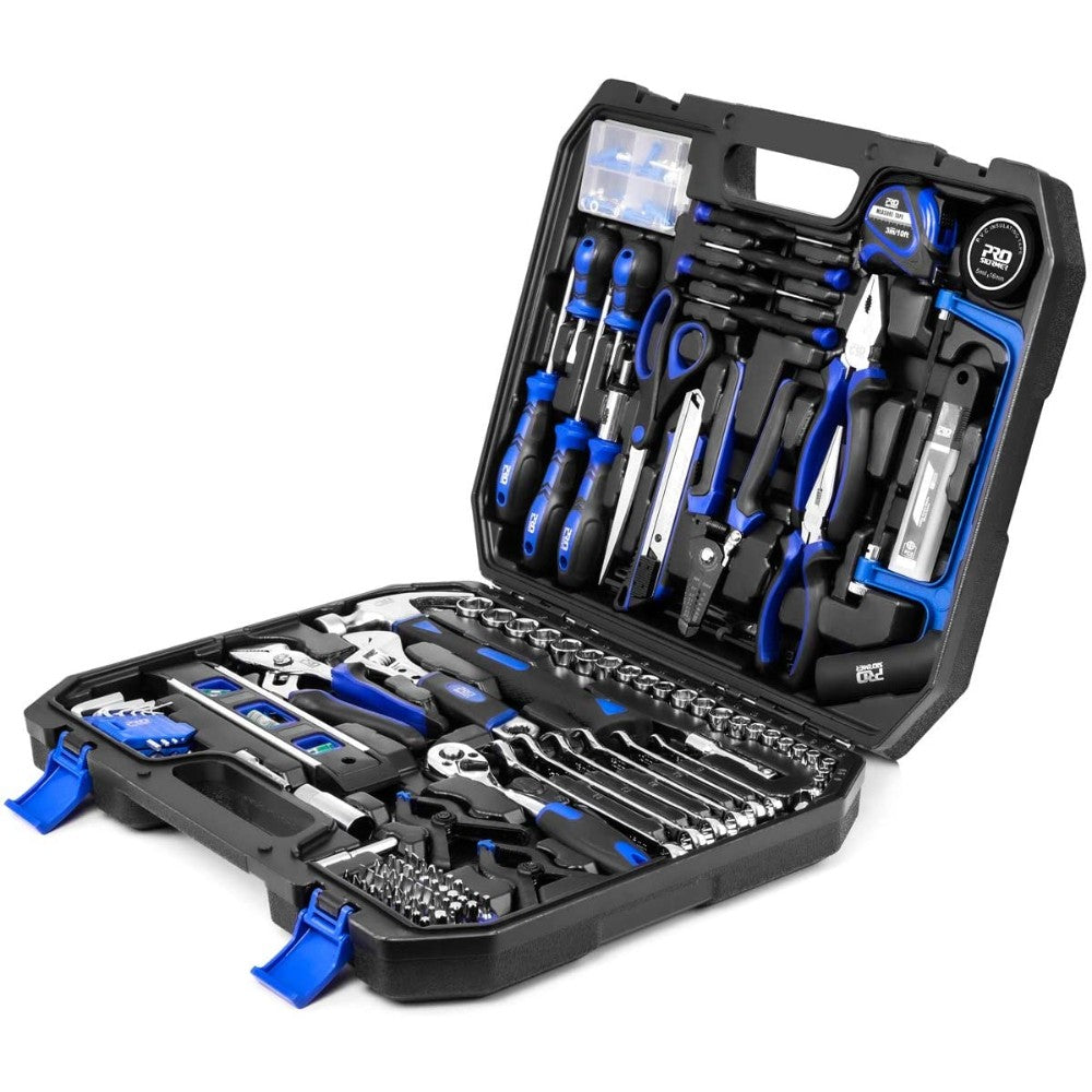 Mechanic Tools Set, 198 Piece, Household Tool Kit Set With Tool Box Case For Men And Women PROSTORMER Cr-V Steel