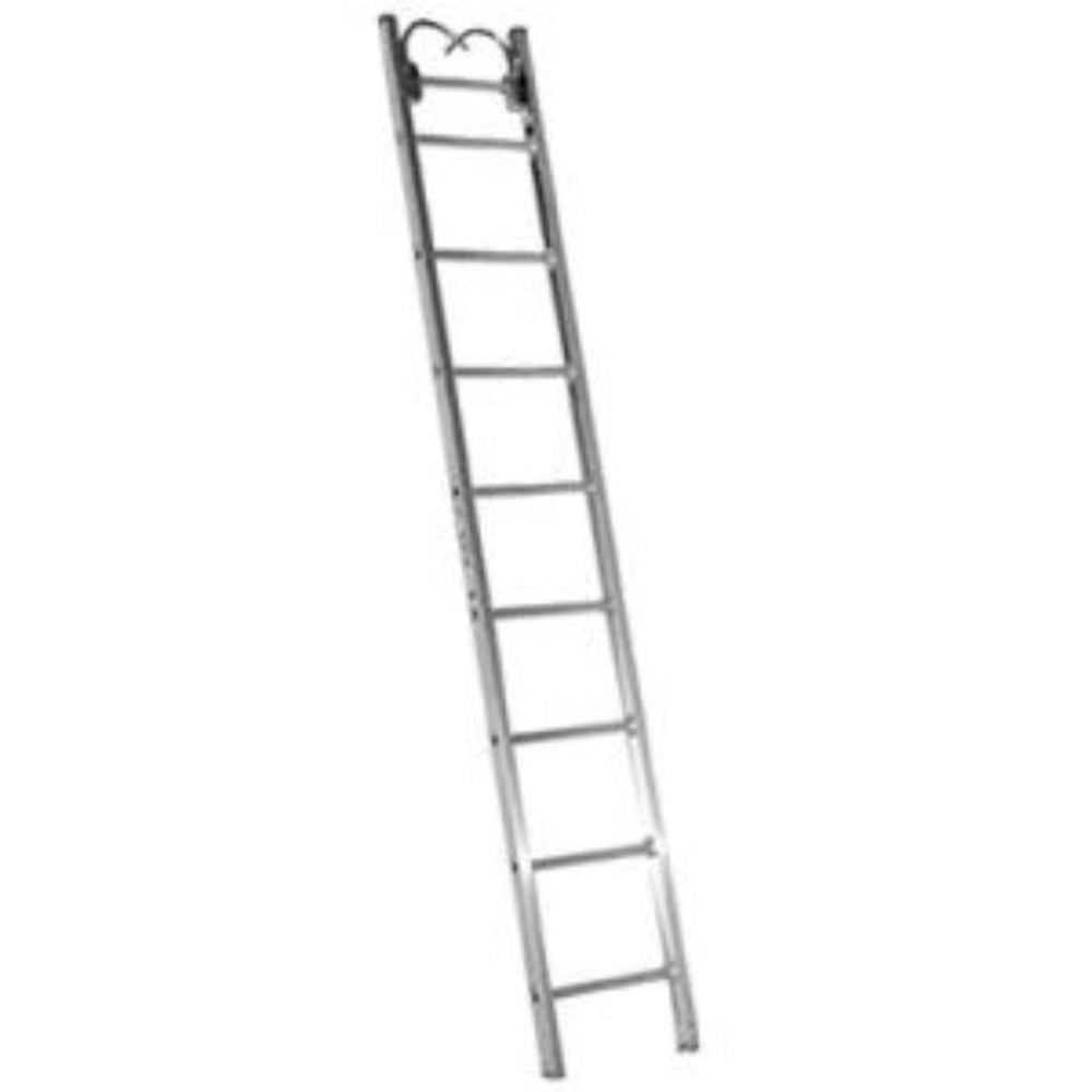 Straight Ladder With Roof Hooks  S978