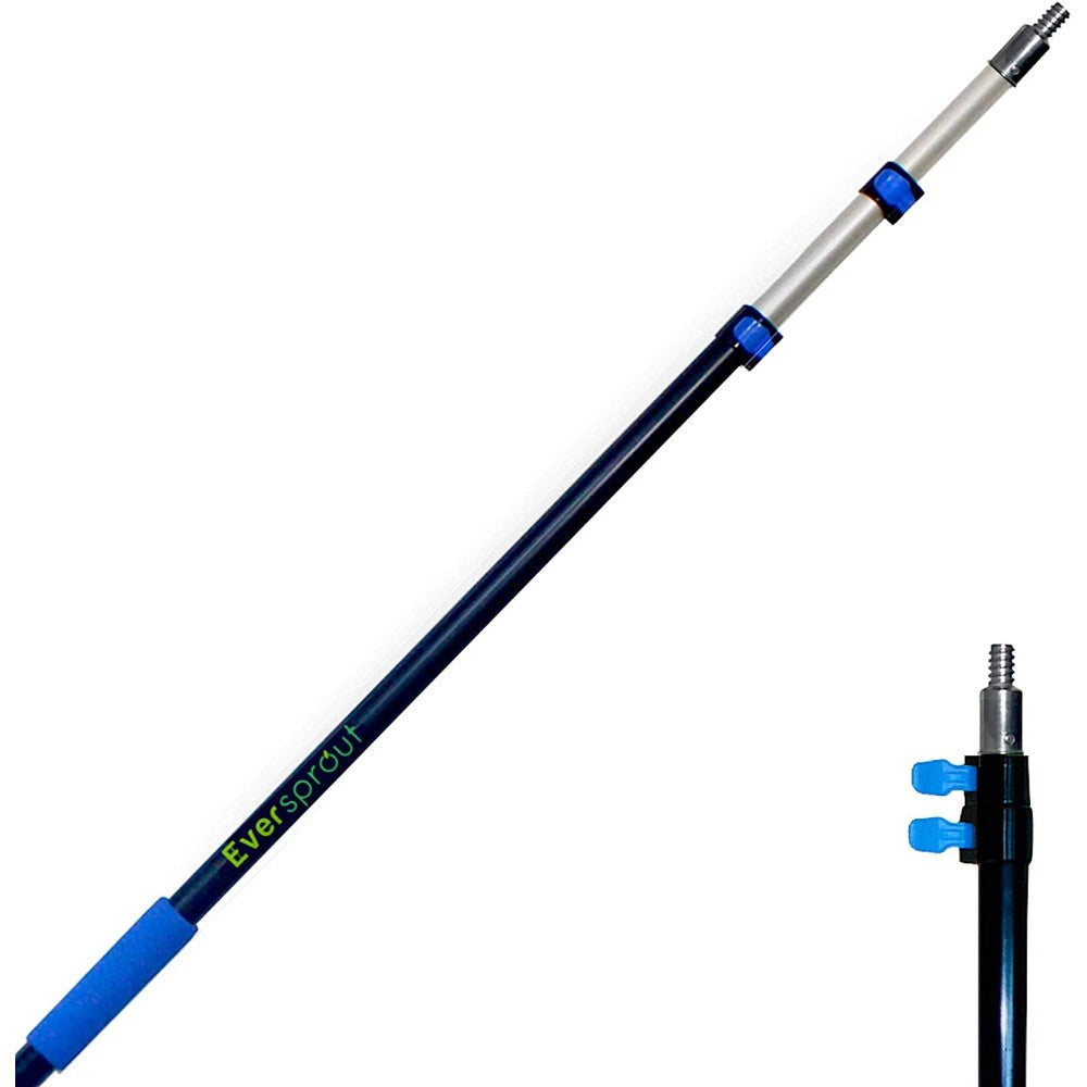 Ever Sprout 6.5 - To - 18Foot Telescopic Extension Pole (25Foot Reach) Light
Weight Rust-Resistant Aluminum 3/4" Thread Tip Work For Twist