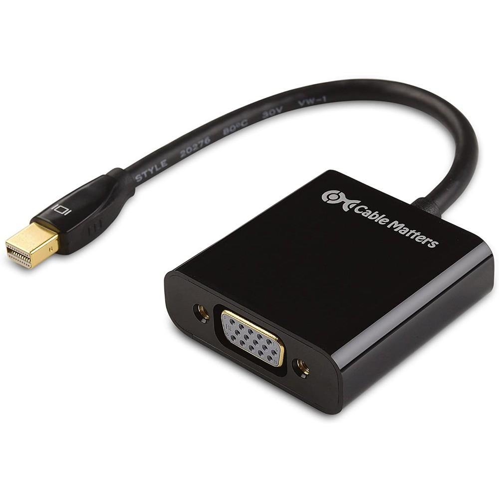 Adapter, Connector, Displayport To Vga, Black, 18 Cm 632484-001 - TagTorch