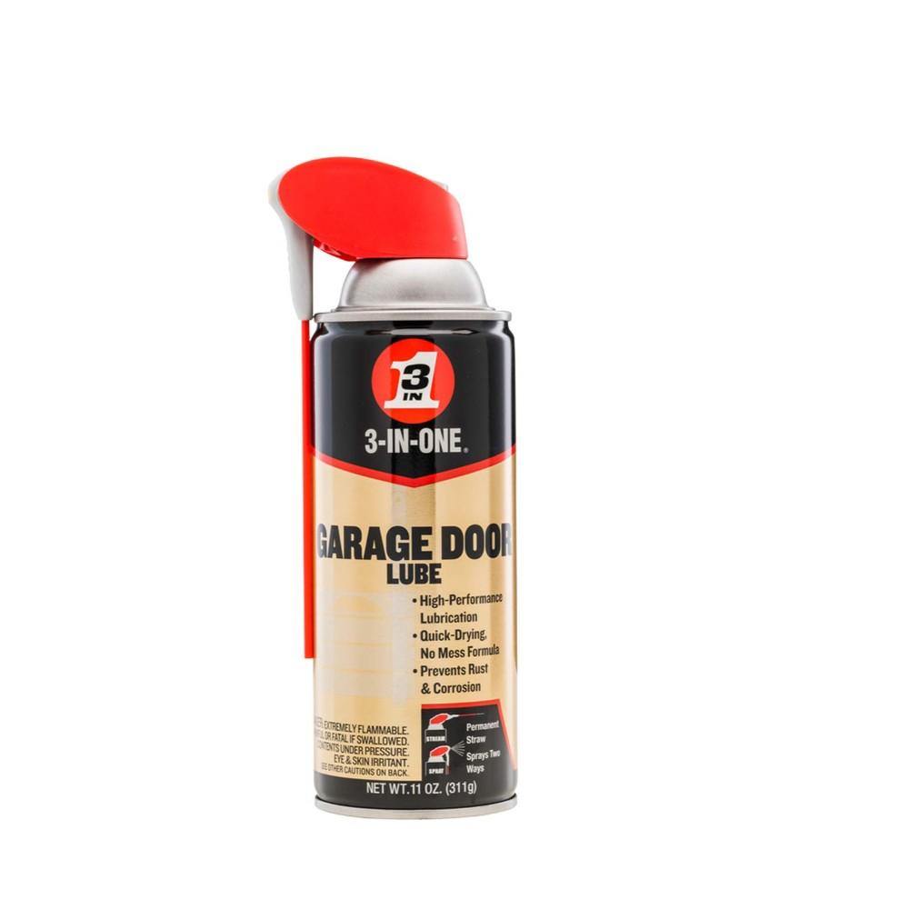 3-In-One Professional Garage Door Lubricant Smart Straw Spray, 11 Ounce 6 PER BOX - TagTorch